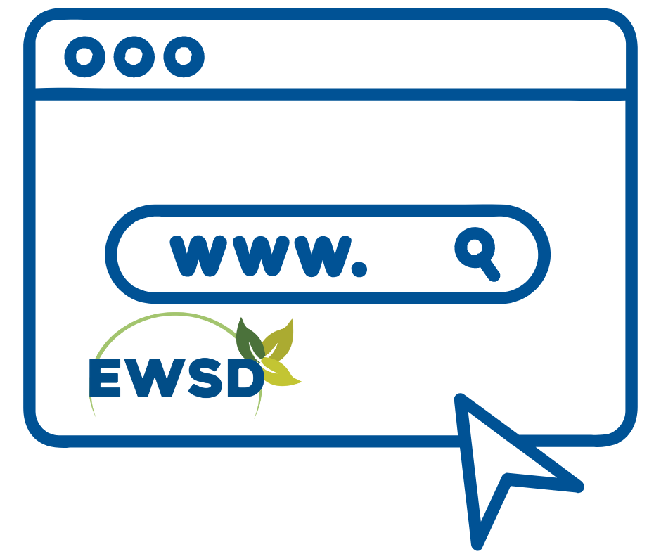 Web browser image with EWSD logo